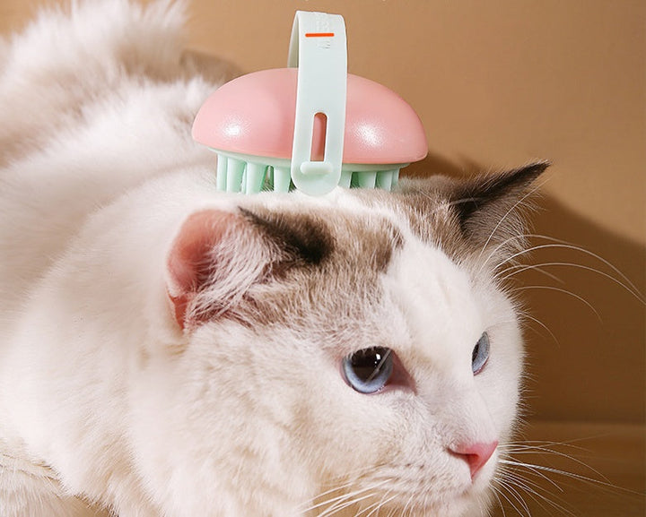 Unleash the Joy of Grooming with Our Silicone Pet Bath Massage Grooming Brush